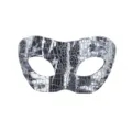 Silberne schwarze Tier-Print Maske fur Maskenball, coole Halloween Party Augenmaske. - Zorro - Silber Schwarz Zweifarbiges Krokodilmuster