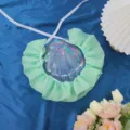 Mintgrüne gerüschte Spitzenkragen Halskette französische süße Halskrause für Party Hochzeit - Mintgrün