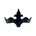 Black PVC Masquerade Crown Mask Adult Party Performance Festival Costume Prop Variant - Black