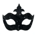 Schwarze Pailletten Maskerade Maske für Damen, perfekt für Party, Halloween und Karneval. - Schwarz