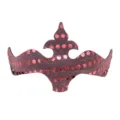 Karneval Halbgesicht Maske PVC Pailletten Venedig Maskerade Party Kostüm Verkleidung Requisite. - Rosa