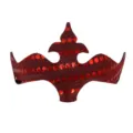 Rote Pailletten Karneval Maske Party Halbgesicht Maske Venedig Maskenball Kostüm Requisite - Rot