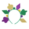 Brazil Carnival three-color festival headband party dress-up costume accessory. - Carnival Headband Style 3