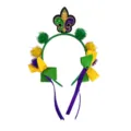 Bunter Karneval Mardi Gras Pompon Haarreif für Festival Party dekorativer Haarschmuck. - Karneval Stirnband Pfeil C