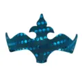 Blau Pailletten Karneval Maske Party Kostüm Maskerade Performance Requisite Krone Variante Optik - Himmelblau