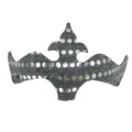 Karneval Pailletten Halbgesicht Maske Maskerade Party Kostüm Requisite glänzend. - Silber
