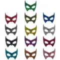 Colorful sequin masquerade eye masks, perfect for carnival, Halloween party dress up props. - Custom Color