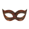 Carnaval feest pailletten masker half gezicht, stijlvolle bronzen stip prestatie kostuum rekwisiet. - Pailletten Kleine Schoonheid - Oranje