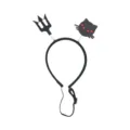 Süßes Halloween Haustier Katzen Stirnband mit Teufelsgabel und Glitzer für Party Kostüm. - Teufelsgabel Katze Stil (G-5001)