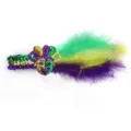 Karneval Pailletten Feder Stirnband dreifarbig Harlekin Maske Party Haar-Accessoire Feiertag - Seitenstirnband Narr Stil B
