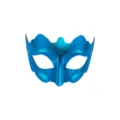Máscara de mascarada de PVC azul disfraz de fiesta para adultos máscara sexy de fiesta - Azul claro / Banda Elástica Ajustable