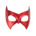 Red bat mask masquerade party half face eye mask halloween costume props for women - Bat Mask / Red