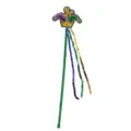 Carnaval jester staf sprankelende pailletten feest rekwisiet groen paars goud festival - Stijl 5