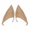 Halloween Elfenohren Paar Hautfarbe spitz Kostüm Party Cosplay Requisiten Zubehör - 12cm / Naturfarbe