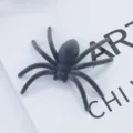 Halloween Simulation Spider Toy Flocked Horror Prank Prop Haunted House Party Decoration - Gray