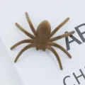 Halloween simulation spider plush toy prop party decoration spooky haunted house setup - Light Brown