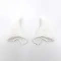 Weisse Latex Elfenohren fuer Cosplay, Halloween Requisiten und Kostuemzubehoer Zubehoer. - Einheitsgröße / Weiß