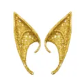 Goldene Glitzer Elfenohren Variante, Latex Feen Ohren Requisite für Halloween Party. - 12cm Stil / OPP-Beutel / Gold Rosa