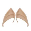 Cosplay Latex Elfenohren fur Halloween Party Verkleidung, spitzere Feenohren Requisiten. - Mini-Stil / OPP-Beutel / Dunkle Haut