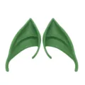 Grüne Elfen Ohren Latex Kostüm Requisiten für Halloween Party Verkleidung Variante - Mini-Stil / OPP-Beutel / Grün