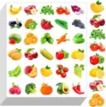 Autocollants réalistes de fruits et légumes pour enfants feuilles de stickers dekoratifs - 5 Pièces/Paquet