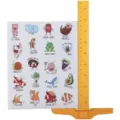 Schattige kindermotivatie beloningsstickers met tekenfilmdieren en grappige woordspelingen. - Set van 20 / Motiverende beloningsstickers voor kinderen, stijl A