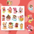 Mignons autocollants de récompense de crème glacée de dessin animé pour enfants et élèves. - Glace