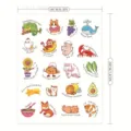 Planche d'autocollants d'animaux mignons pour recompenses de classe et decoration enfants - Autocollants de récompense pour enseignants (Type B) / Lot de 20