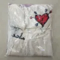 Halloween Voodoo Hart Schedel Print Gothische Jurk Horror Kostuum Feest Cosplay Kleding - Eén maat / Dresses