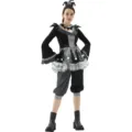 Black and white jester costume variant, Halloween harlequin cosplay outfit for women. - M / Set / Black and White (Women)