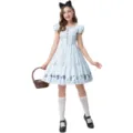 Alice in wonderland cosplay dress light blue maid costume cute princess outfit for women - L / Dresses / Sky Blue