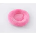 Cuccia per criceti in peluche rosa, letto caldo in pile artico per piccoli animali, tappeto - Taglia S / Rosso rosa