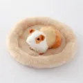 Lettino in peluche morbido per criceti cuscino caldo in pile piccoli animali beige - Cammello