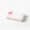 Portable mini pill box organizer, 3-grid travel medication container for vitamins and pills. - Flamingo Pill Box