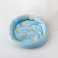 Morbido letto in peluche per criceto tappetino caldo piccolo animale stampa banana blu nido - Banana blu (seta di ghiaccio estiva)