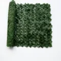 Artificial ivy fence privacy screen green plant leaf roll for balcony garden decoration 1x3m - 0.5m*1m / Dark Sweet Potato Leaf Fence