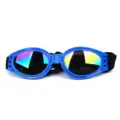 Foldable Pet Goggles Blue Dog Sunglasses Windproof Eye Protection Pet Accessories Cool - Blue