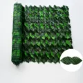 Artificial Pothos Leaf Privacy Fence Screen, Dark and Light Green, 1x3M Balcony Decor - 0.5m*0.5m / Light and Dark Pothos Leaf Fence