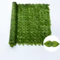 Artificial plant fence watermelon leaf green wall privacy screen balcony outdoor garden decor - 0.5m*0.5m / Color Printed Watermelon Leaf Fence