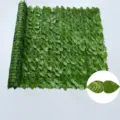 Artificial apple leaf privacy fence screen for garden balcony outdoor plant decor. - 0.5m*0.5m / Color Printed Apple Leaf Fence