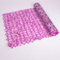 Purple artificial flower fence privacy screen, 1m width by 3m length faux plant greenery. - 0.5m*0.5m / Purple Small Flower Fence