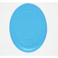 Blue soft bite-resistant dog flying disc toy, durable outdoor pet interactive training tool. - Blue