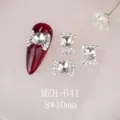 K9 Legierung Bonbon Strass Nagelkunst Charms, 8x10mm glitzernder Kristall DIY Maniküre Zubehör. - Lustiger Süßigkeiten Stil (MZH-B41)