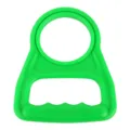 Green plastic bottled water handle lifter, durable thick bucket carrier for easy lifting. - Green
