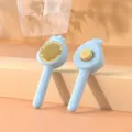 Cute blue chicken pet self-cleaning grooming comb for cats and dogs hair removal tool. - Blue