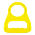 Yellow plastic bottled water lifter handle, ergonomic design for heavy water jugs easy carry. - Yellow