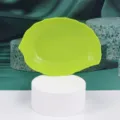 Creative leaf shaped plastic fruit dish candy tray minimalist green snack plate for home use - Green