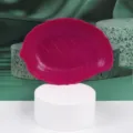 Magenta plastic leaf shaped fruit candy tray modern snack plate stylish home desktop storage dish - Rose Red