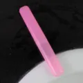 Portable travel toothbrush case pink frosted plastic protective cover dustproof storage box - Pink Packaged
