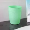 Green frosted plastic mouthwash cup simple Nordic style toothbrush holder for bathroom use - 201-300ml / Nordic Green
